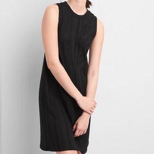 GAP Black Ribbed Mini Dress